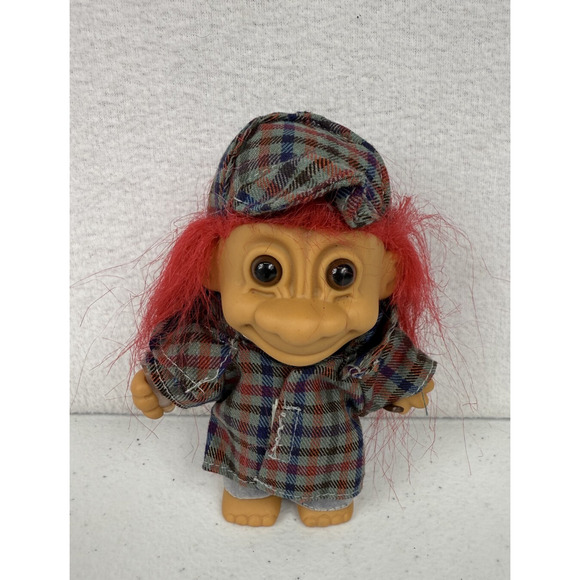 sherlock holmes troll‎ Russ Berrie 5" Red hair - Picture 1 of 5